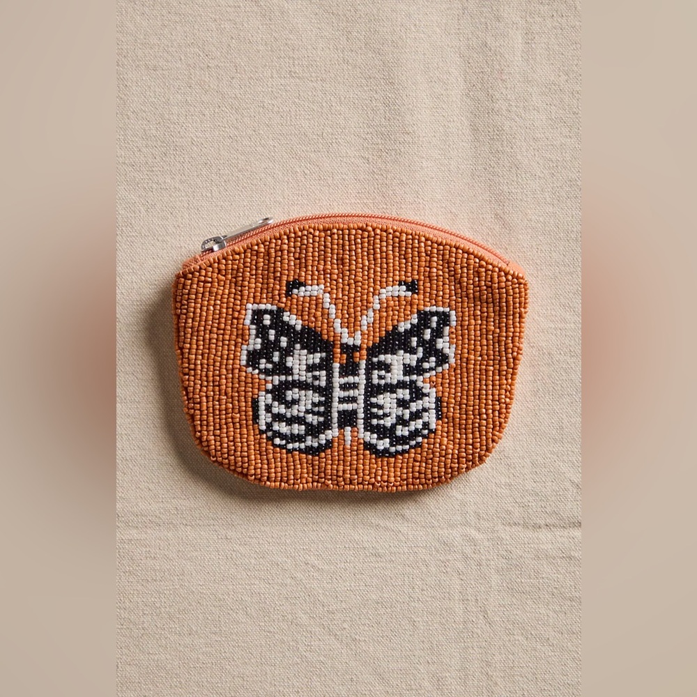 Free People Mariposa Beaded Wallet